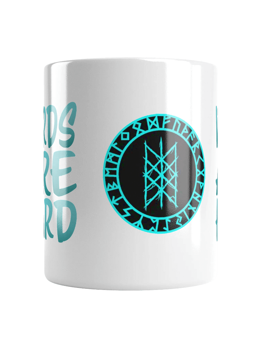 Words Are Hard Glossy Mug product image (14)