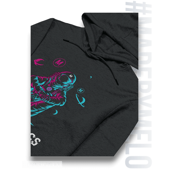 #MeloCrew Vibes: Duotone - Premium Lightweight Hoodie | #MadeByMELO product image (2)