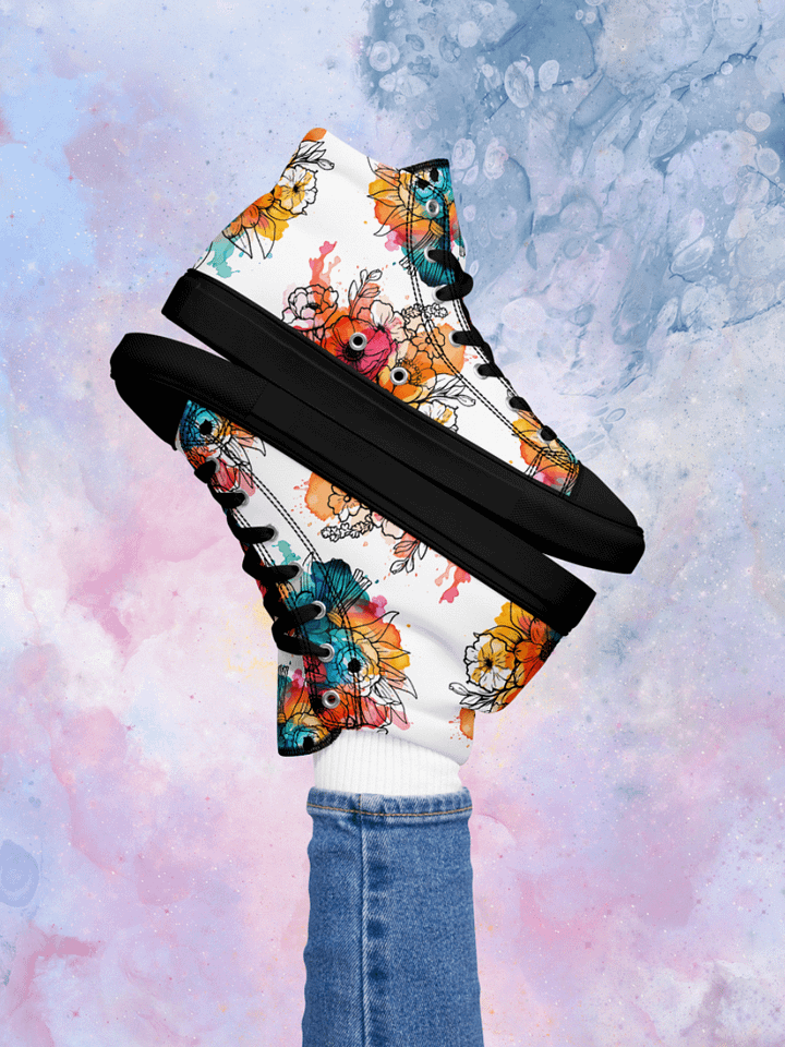 Ink Splash Bouquet High Tops product image (1)