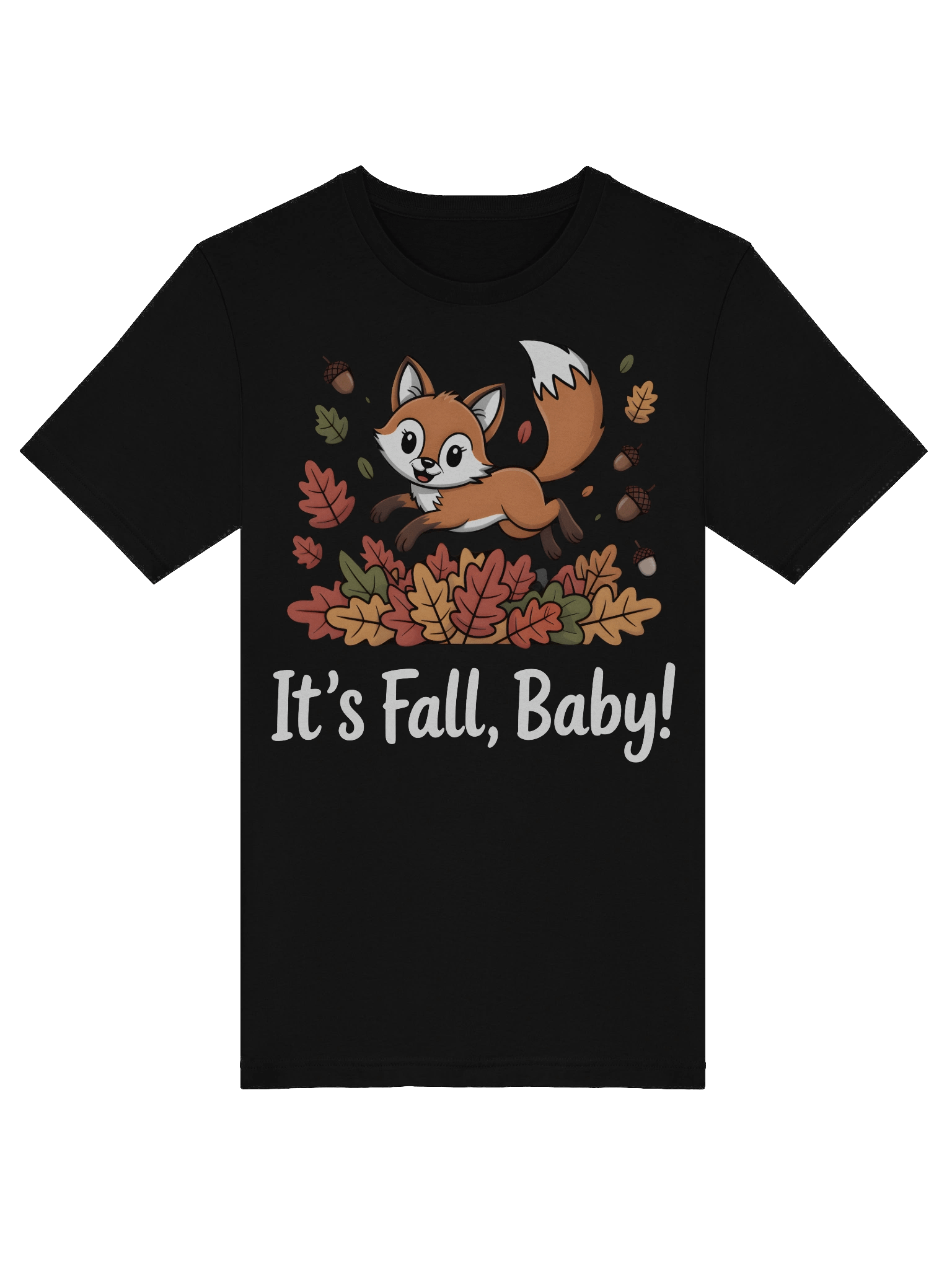 Cheerful Fall Fox T-Shirt product image (27)