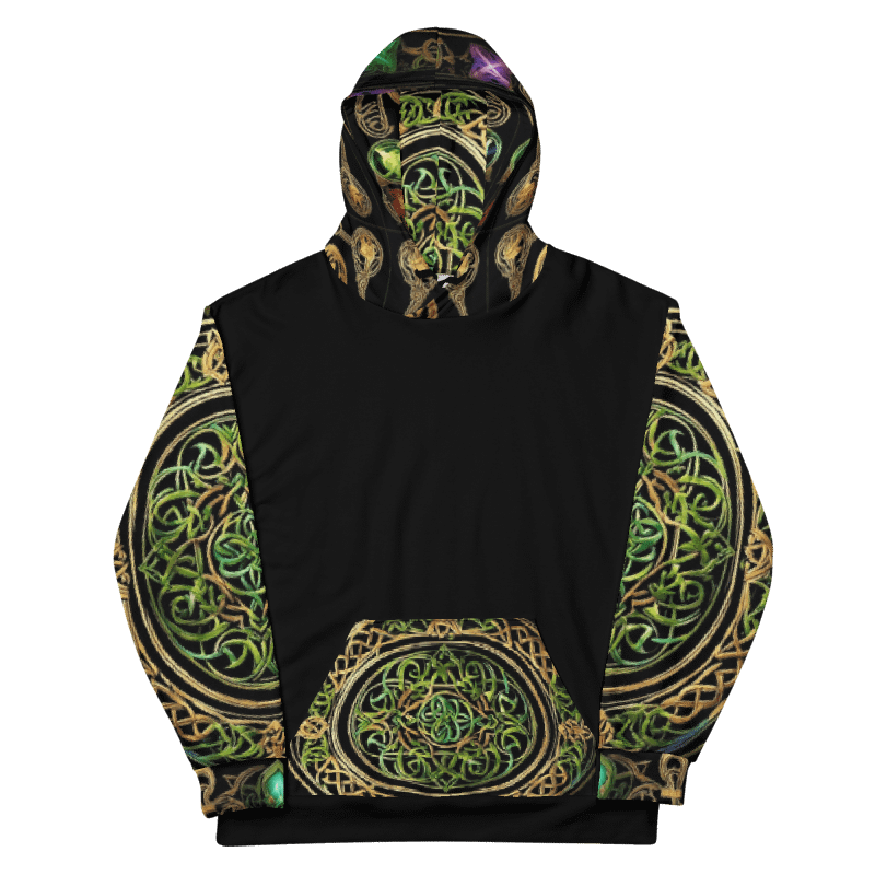 Black & Gemstone Symbology Hoodie product image (8)