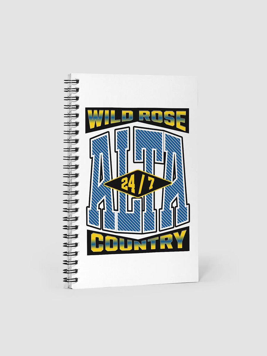 Alta Alberta Wild Rose Country Spiral Notebook product image (2)