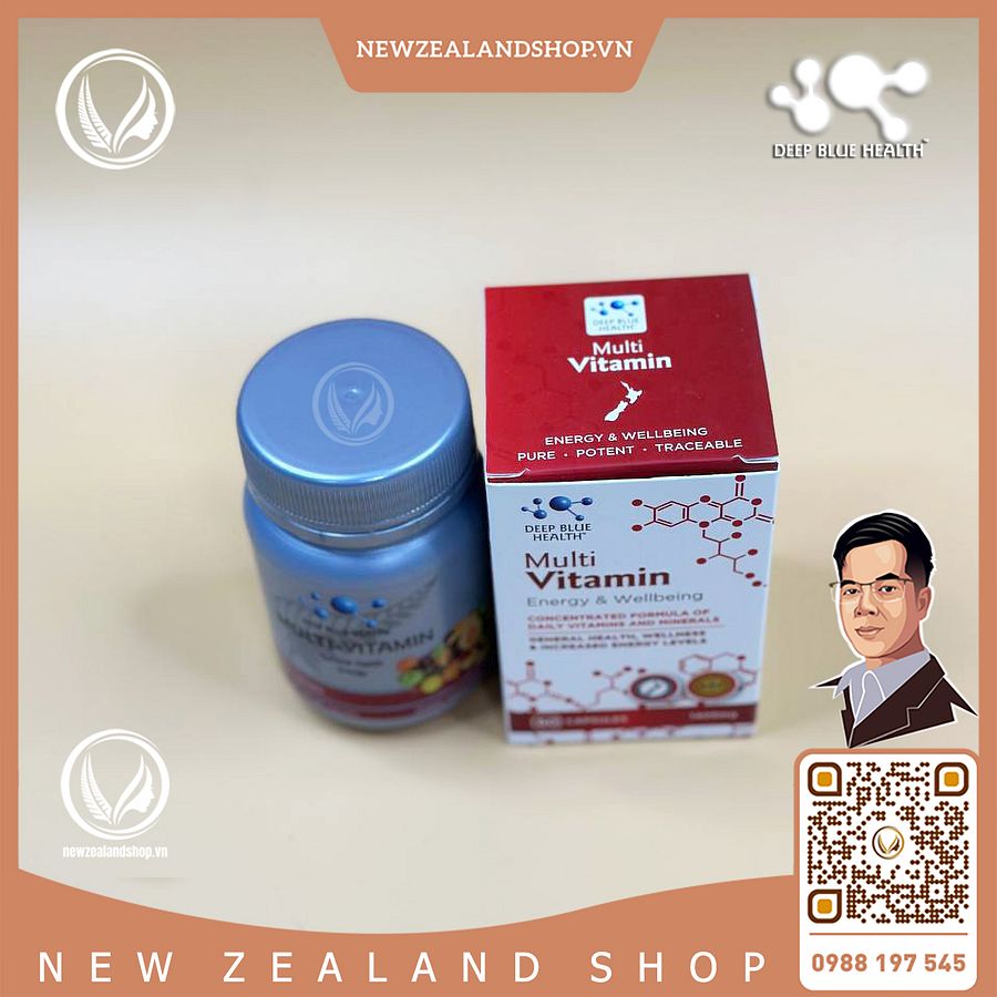 Viên uống bổ sung vitamin khoáng chất Deep Blue Health Multi-Vitamin 60 viên product image (3)