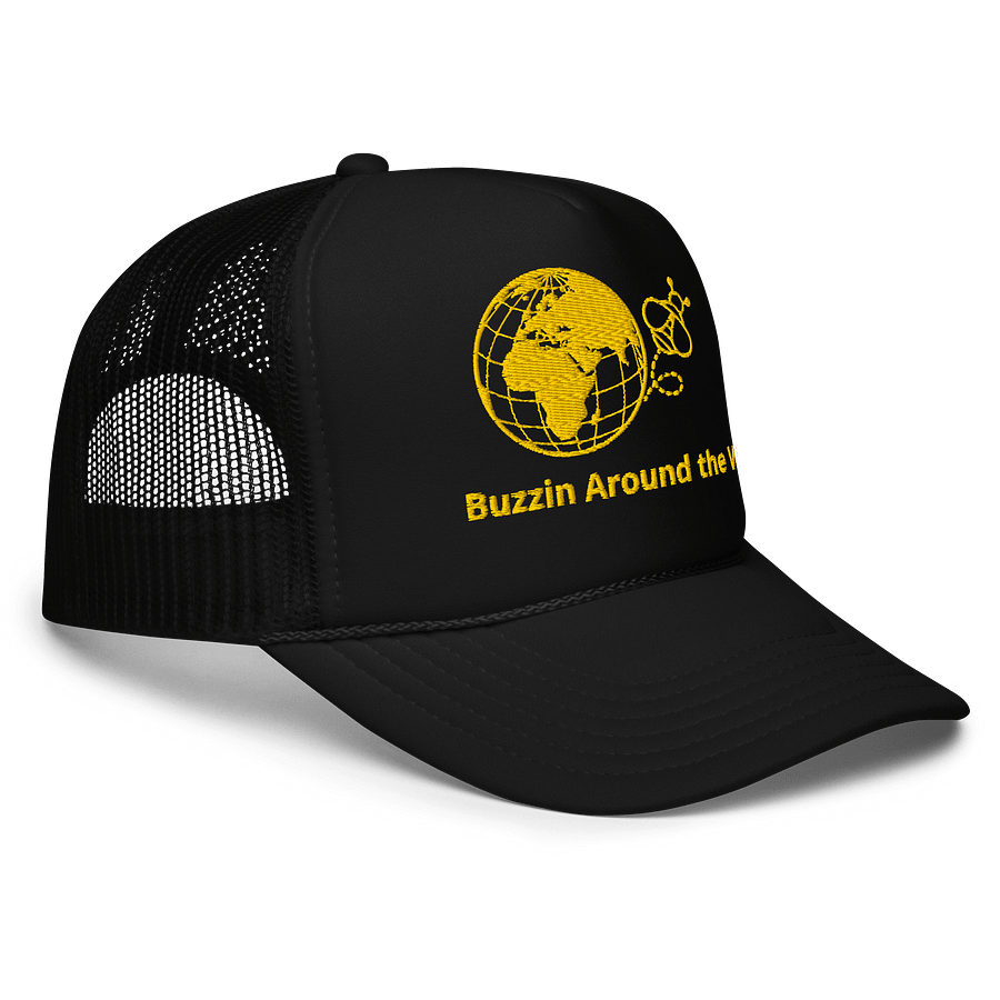 Buzzin Around the World Trucker Hat product image (4)