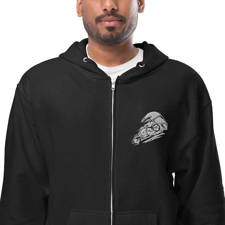Independent Trading Co. Zip Up Biker Hoodie product image (2)