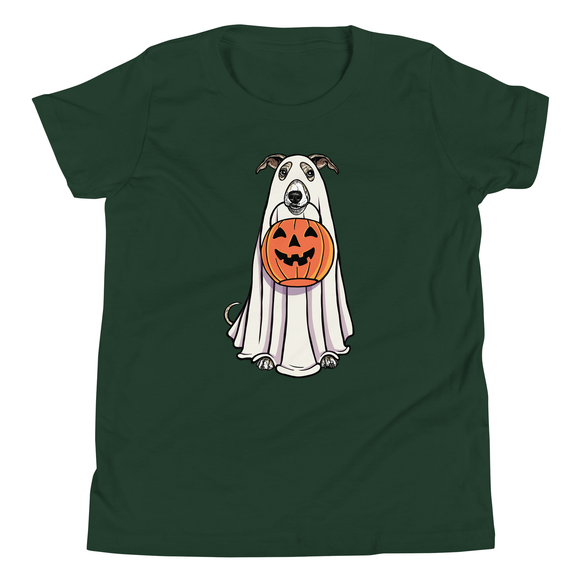 Halloween Whippet(Fawn Brindle) Youth T-Shirt product image (5)