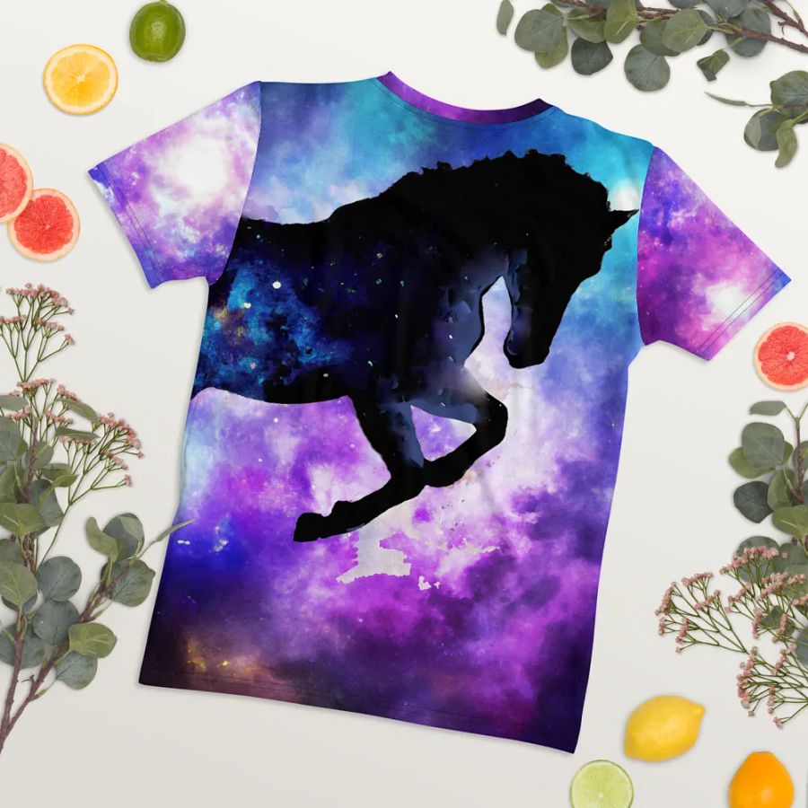 Fly By Night - Nebula Horses t shirt product image (3)