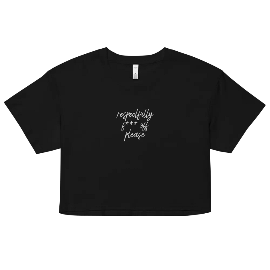 RFOP Crop Shirt (black) product image (1)