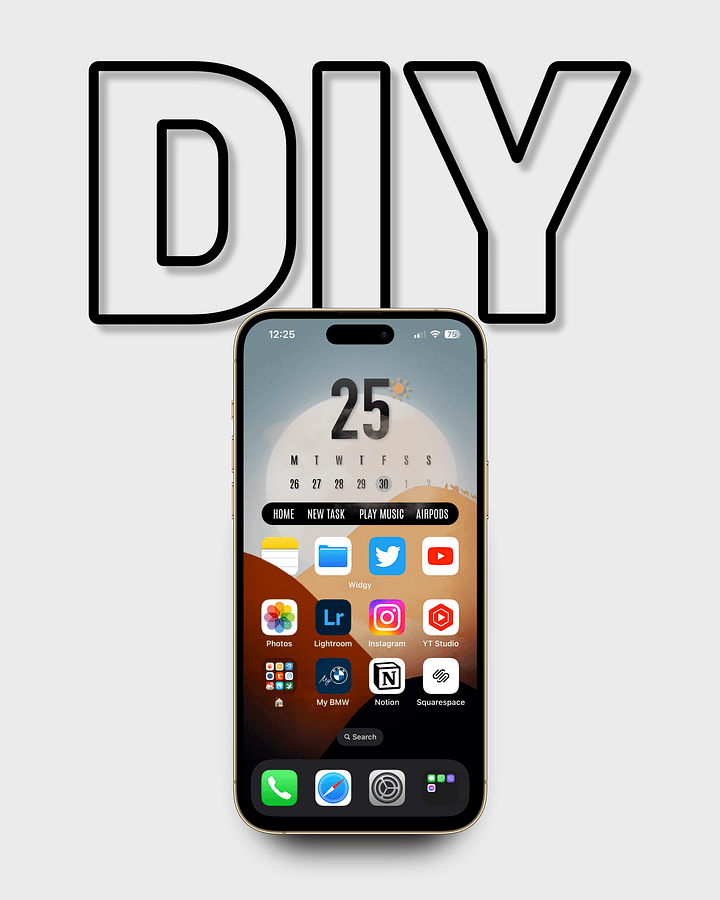 Namib Desert iOS16 Widget Complete Pack (DIY Pack) product image (2)