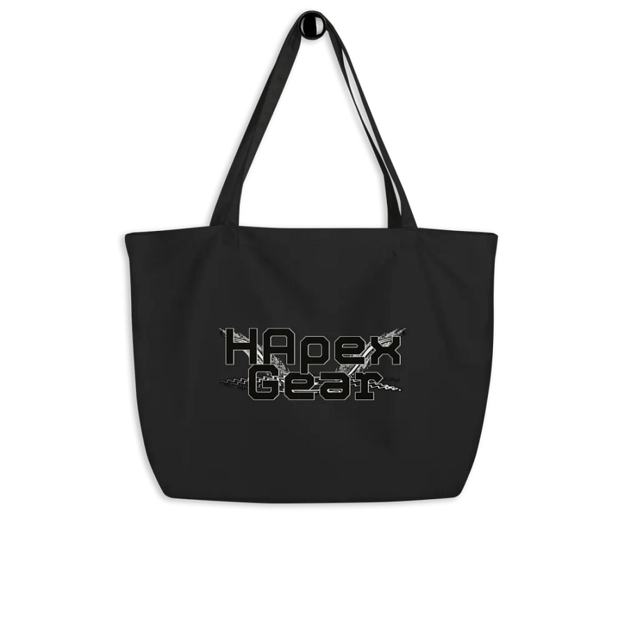 Black HApex Gear White Logo - Organic Cotton Tote product image (4)