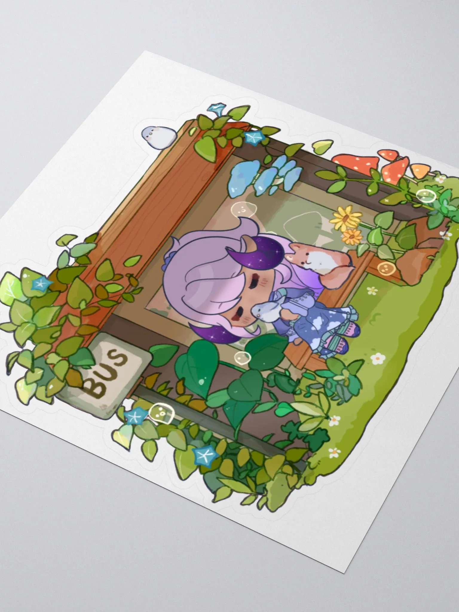 Cozy Bus Stop sticker product image (3)