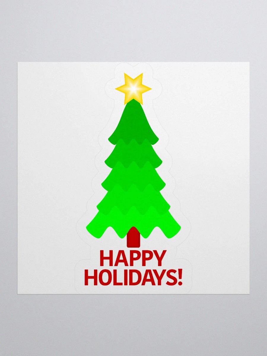 Christmas Tree With Bright Star Stickers product image (1)