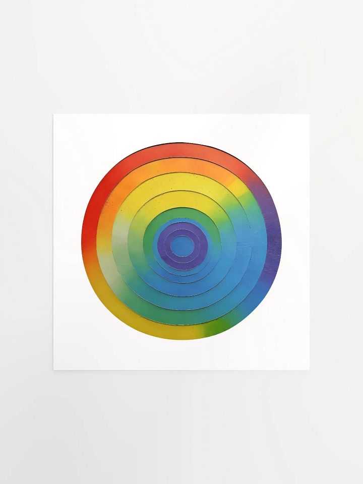 Rainbow Mosaic Shield - Print product image (1)
