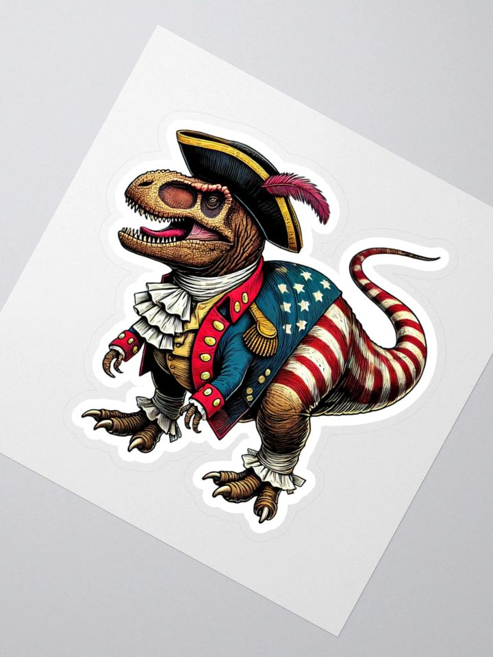 New American Dinosaur Sticker - Tyrannosaurus Prez product image (2)