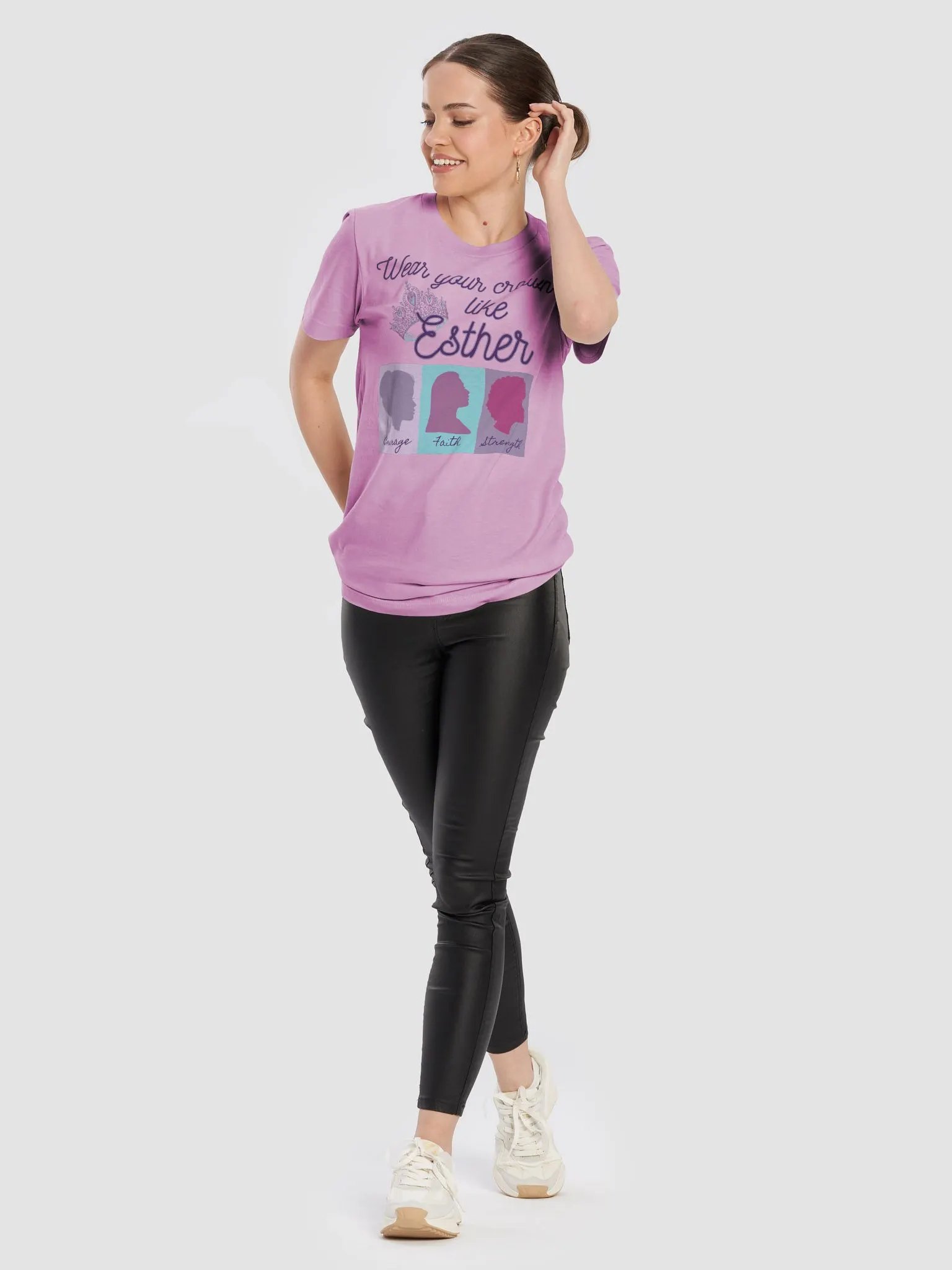 Wear Your Crown Like Esther Inspirational Super-Soft Tee product image (2)