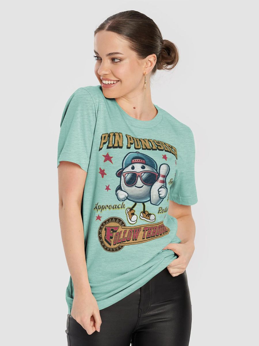 Pin Punisher Bowling Ball Graphic T-Shirt product image (23)