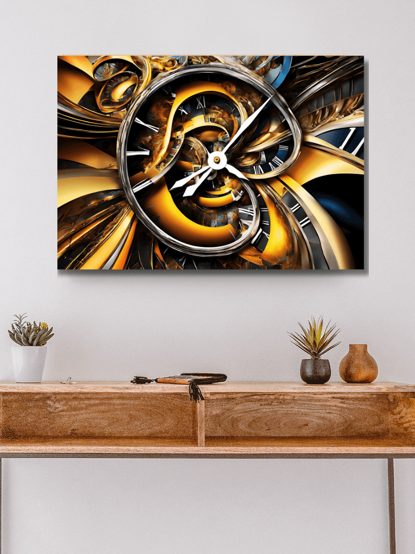 Time Confusion-11 | Canvas Artistic Wall Painting product image (5)