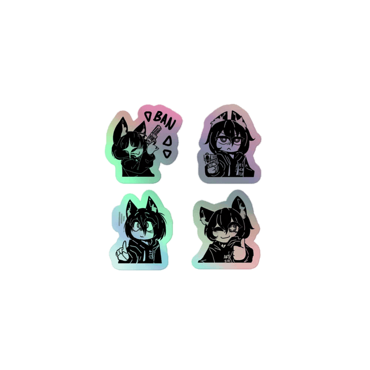 Møri Holographic Emote Sticker Pack 1 product image (1)
