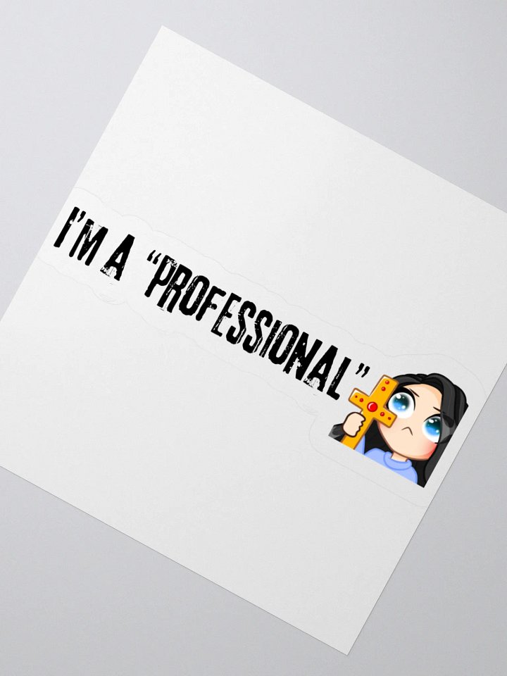 "Professional" Kiss Cut Stickers product image (2)