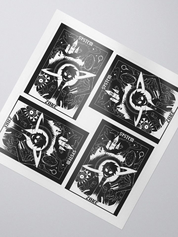 VILLAIN SERIES - TAROT 4 PACK STICKERS product image (2)