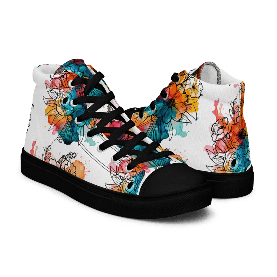 Ink Splash Bouquet High Tops product image (3)