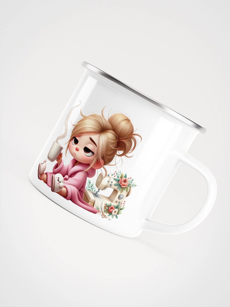 Cozy Day Off Sew It Goes Enamel Mug product image (5)