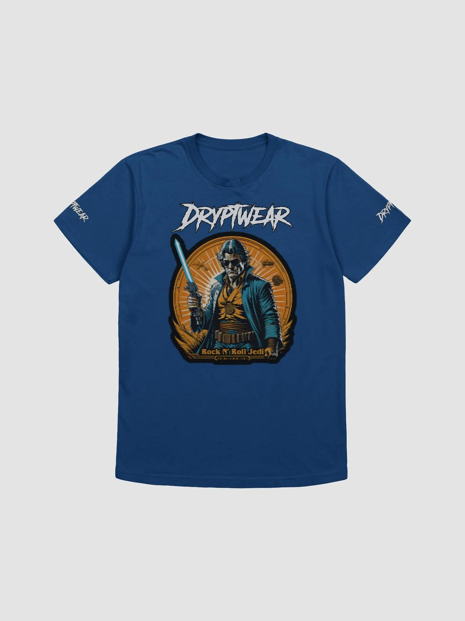 DRYPTWEAR LTD. ED. ROCK N' ROLL JEDI - THE BLUE SUEDE FORCE T-SHIRT product image (2)