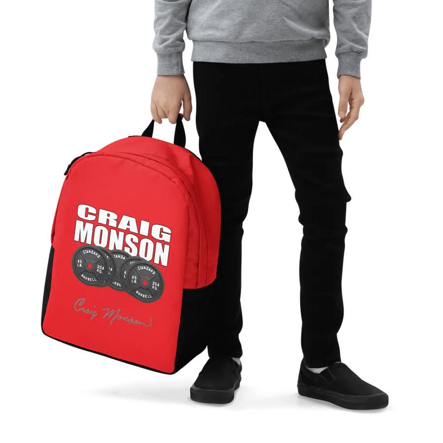 Craig Monson Barbell Signature Series Backpack (Red) product image (7)