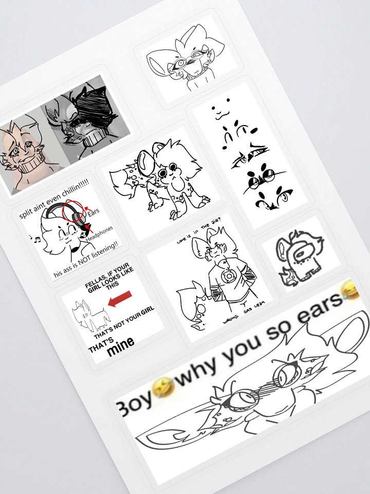 Joke Sticker Sheet product image (1)