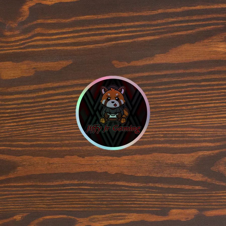Jiffy Red Panda Holo Stickers product image (3)