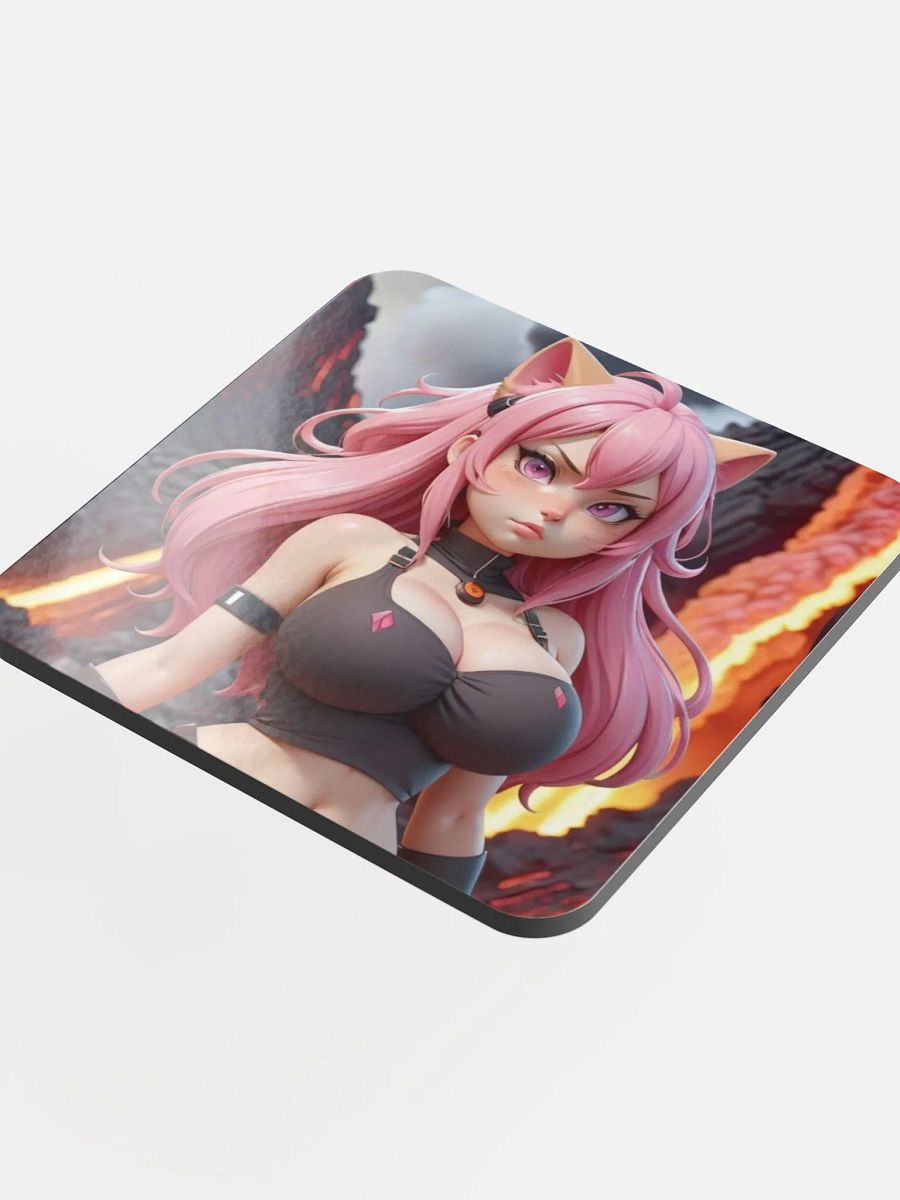 Fiery Feline Cork Coaster product image (4)