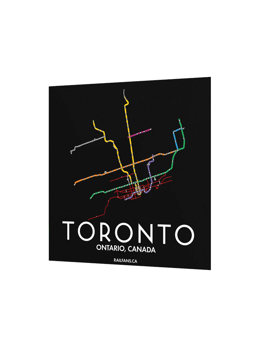 The Rail Fans Canada Transit Map - Toronto product image (2)