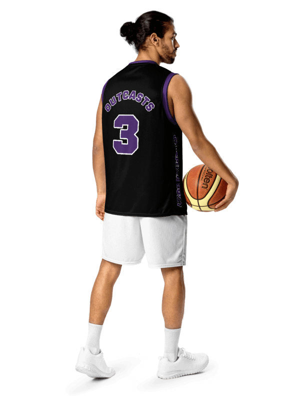 Outcasts Basketball Jersey Purple/Black product image (3)