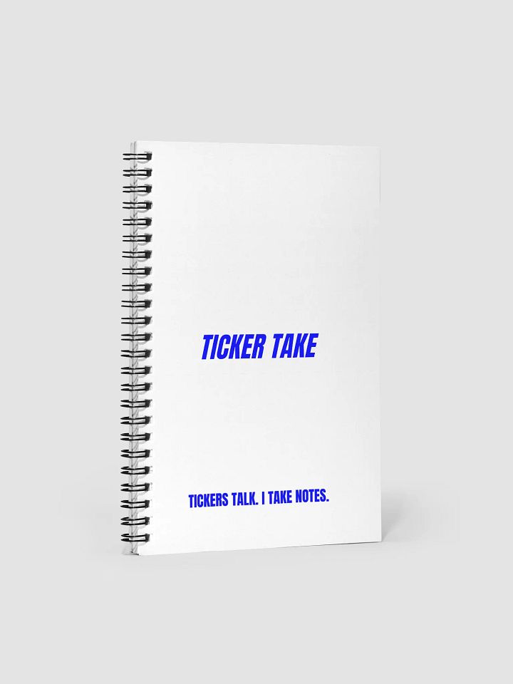 Ticker Take Notebook product image (1)