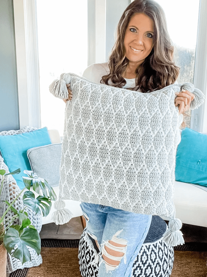 Surfside Mosaic Pillow Crochet Pattern product image (1)