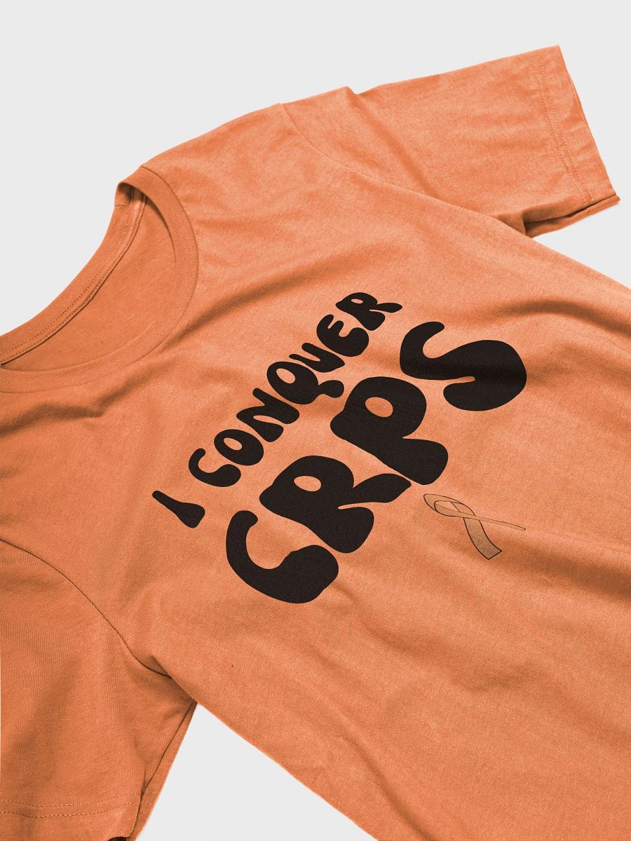 Orange Edition- Bold 'I Conquer CRPS' Super Soft T-Shirt (Unisex) product image (11)