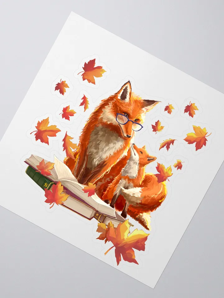 Fall Fox Family Stickers product image (5)