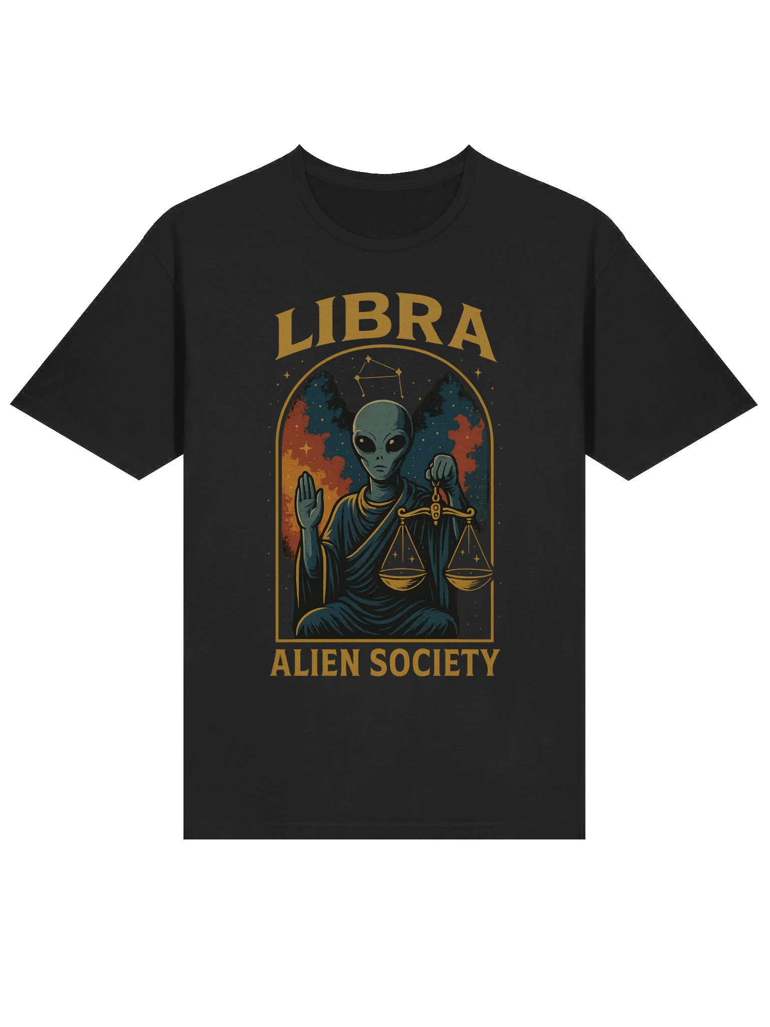 Celestial Libra Alien T-Shirt product image (5)