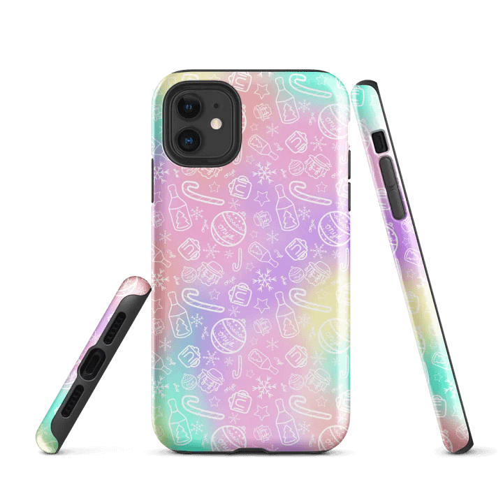 Limited Edition Christmas Tie Die iPhone Case product image (1)