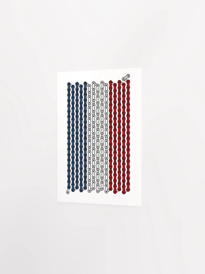 Netherlands Bike Chain Flag Poster product image (5)