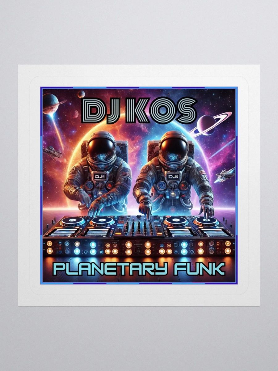 Planetary Funk Album Cover Sticker product image (2)