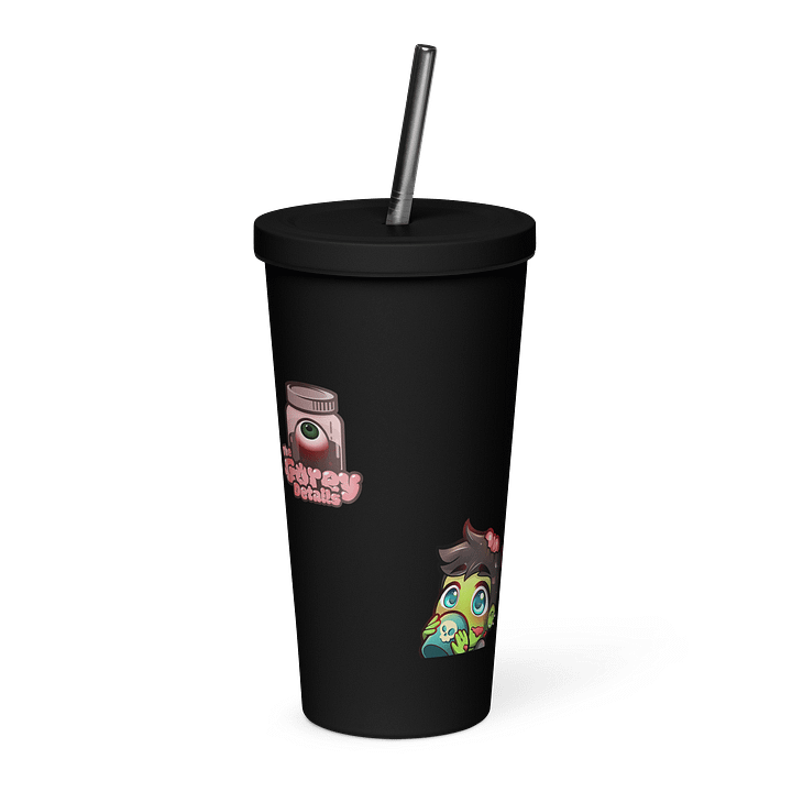 Insulated Tumbler with a Straw product image (1)