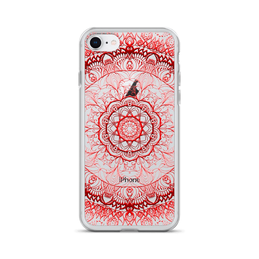 Crimson Mandala iPhone® Case product image (3)