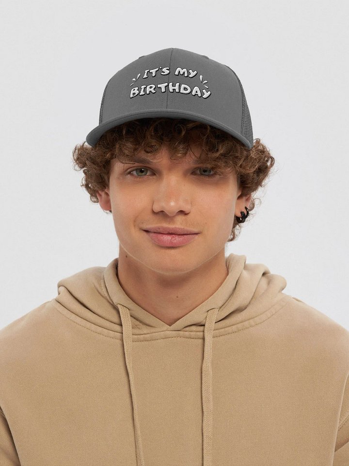 it's my birthday Trucker Hat product image (2)