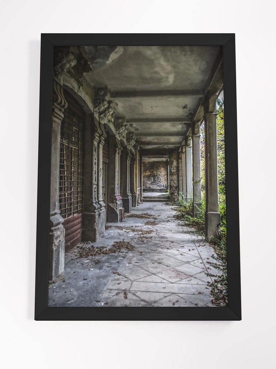 Print fine art - Echoes of Elegance – Abandoned Mountain Lodge-Urbex Italy product image (8)