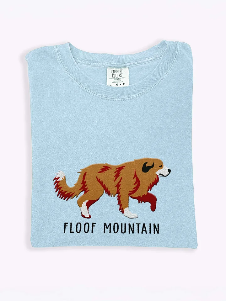Floof Mountain T-Shirt(Embroidered) of a Great Pyrenees(Brown) product image (1)