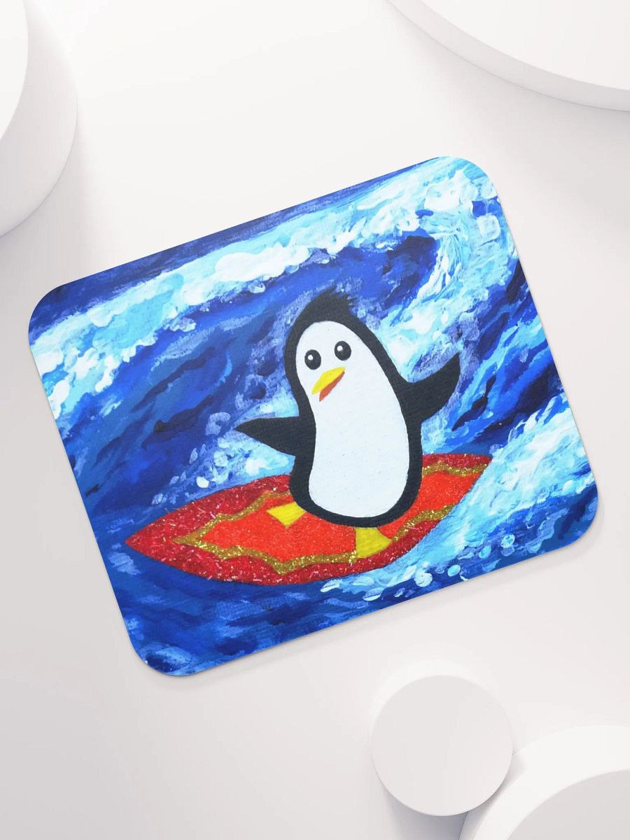 Surfing Penguin Mouse Pad product image (9)