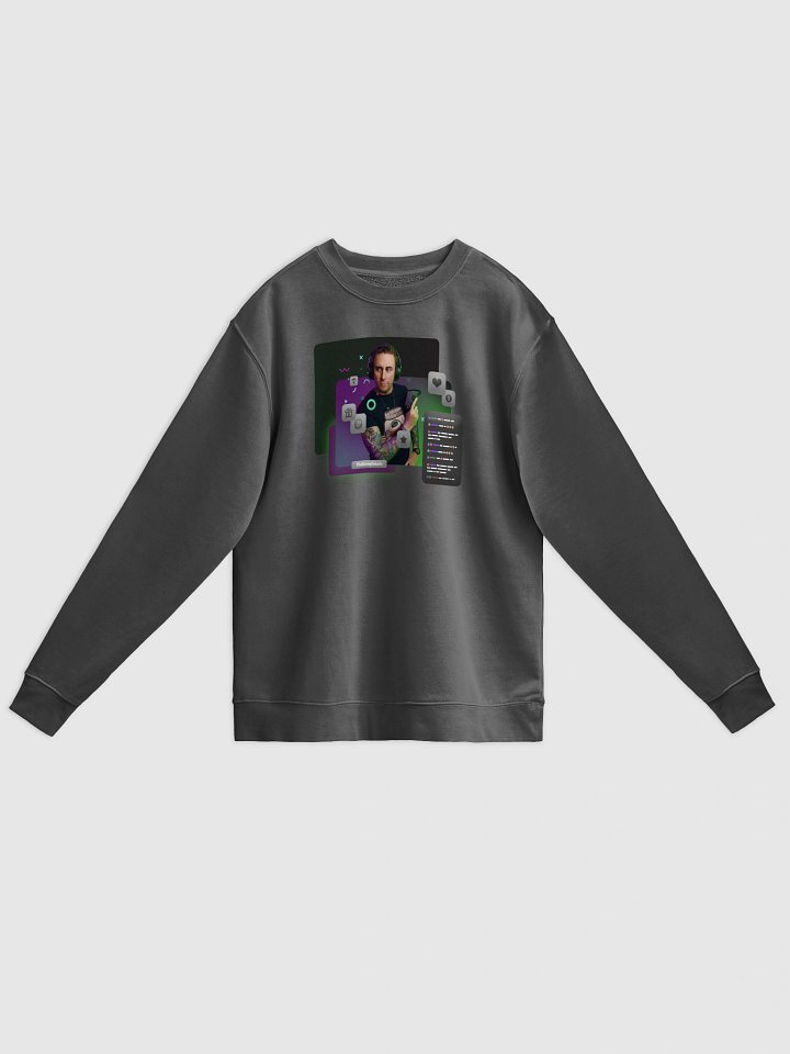 Chat Encouraged - Independent Trading Co. Unisex Midweight Pigment Dyed Sweatshirt product image (2)