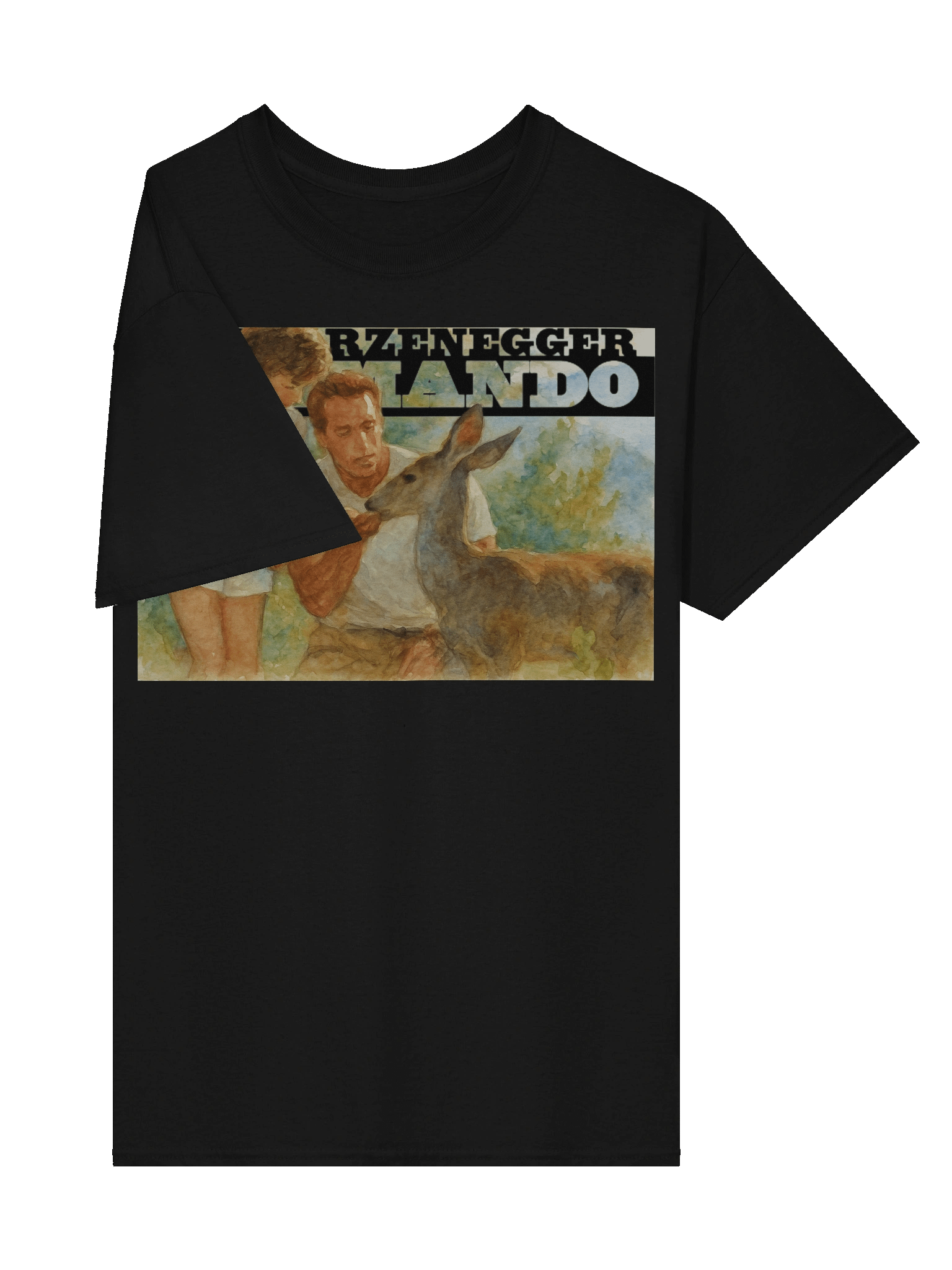 Commando inspired Feeding A Deer T-Shirt product image (37)