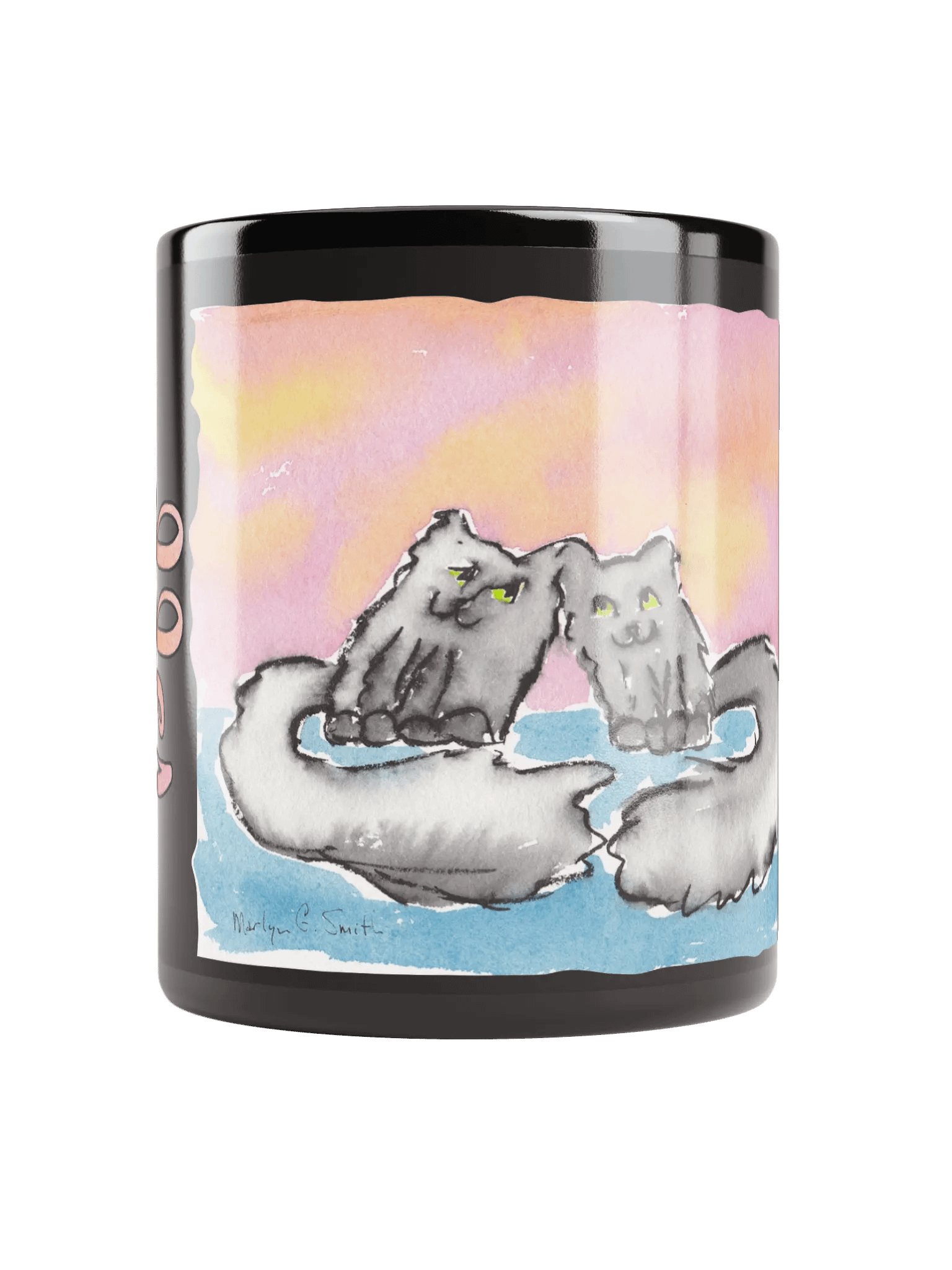 Best Friends Forever - bff – Kitty Mug - Black product image (1)
